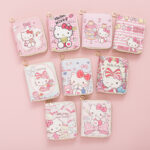 New Short Wallet Cute Hello Kitty Mini Zipper Women's Fashion Waterproof Kitten Mini Wallet