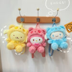 New Sanrio Plush Doll Bag Melody Small Bag, Grab Machine Doll Backpack, Women's Plush Backpack Doll