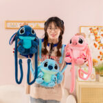 New Stitch Doll Bag Large Capacity Backpack Student Backpack Toy Backpack Soft Cute Cartoon Plush Bag