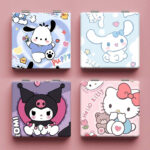 New Sanrio small mirror with high-end and portable appearance desktop student folding mirror gift makeup mirror