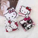 Cute Kitty Cat Small Mirror Portable Double sided Mirror Folding Mirror Student Portable Makeup Mirror Mini Small Mirror