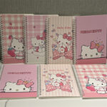 A5 Coil Notebook Cute Cat Notebook Student Hello Kitty Thickened Notebook Horizontal Cartoon Girl Coil Notebook