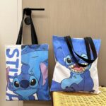 New Cartoon Cross border Anime Canvas Bag Fashion Student Bag Female Handbag Cute Commuter Versatile Single Shoulder Tote Bag