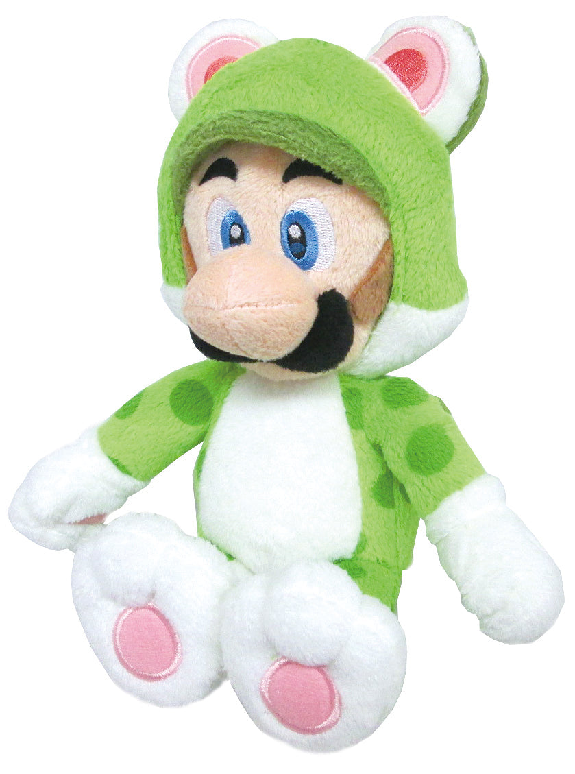 1372-Cat_Luigi_10_Plush Super Mario Brothers: Cat Luigi Plush (10") - Image 1