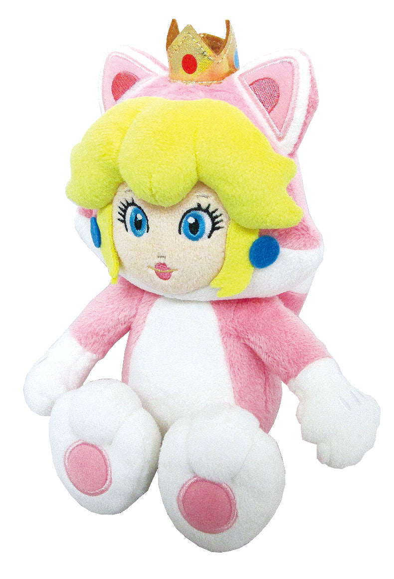 1373-Cat_Peach_10_Plush Super Mario Brothers: Cat Peach Plush (10") - Image 1