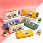 Miffy Family Inverted Trapezoidal Pencil Bag Student Cartoon Miffy Rabbit Surrounding Pencil Storage Bag