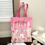 Water Cup Bag Cartoon Handbag Women's Student Large Capacity Lunch Box Bag Handbag Cute Tutorial Bag Tote Bag