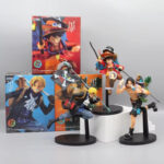 ONE PIECE Luffy Ace Sabo PVC Anime Action Figure