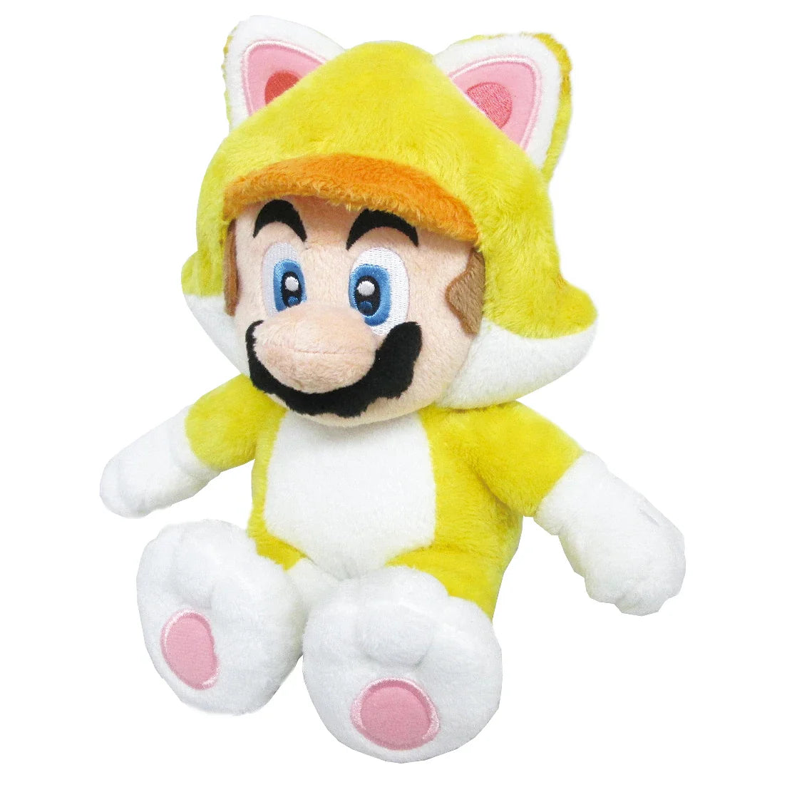 catmario_1024x1024_2x_1 Super Mario 3D World Series Neko Cat Mario Plush, 10" - Image 1