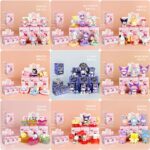 Sanrio Blind Box Figures, Multi Series Kuromi My Melody Cinnamoroll Collectible PVC Figurines, Assorted Themed Toy Sets