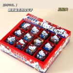 Anime & Celebrity Acrylic PP Clips, Cute Double-Sided Decorative Paper Clips, Assorted Cartoon Character Document Clips, 48 Pcs Per Display Box