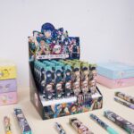 Anime Blind Box Retractable Gel Pens, 36Pcs/Box, 0.5mm ST Tip Quick Dry Ballpoint Pens