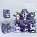 Kuromi Werewolf Game Blind Box Figures, 8 Styles Gothic Mystery Themed Collectible PVC Figurines