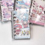 Sanrio Cute Character Loose Leaf Notebook, Kawaii Kuromi My Melody Hello Kitty Cinnamoroll Refillable Ring Journal Planner