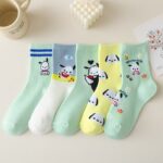 Manufacturer's hot selling Sanrio socks, Japanese cartoon socks, children's mid tube women's socks cute little dog casual socks