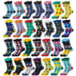 New personalized mid tube cotton socks autumn and winter ins European and American socks men's and women's foreign trade trendy socks Amazon socks wholesale