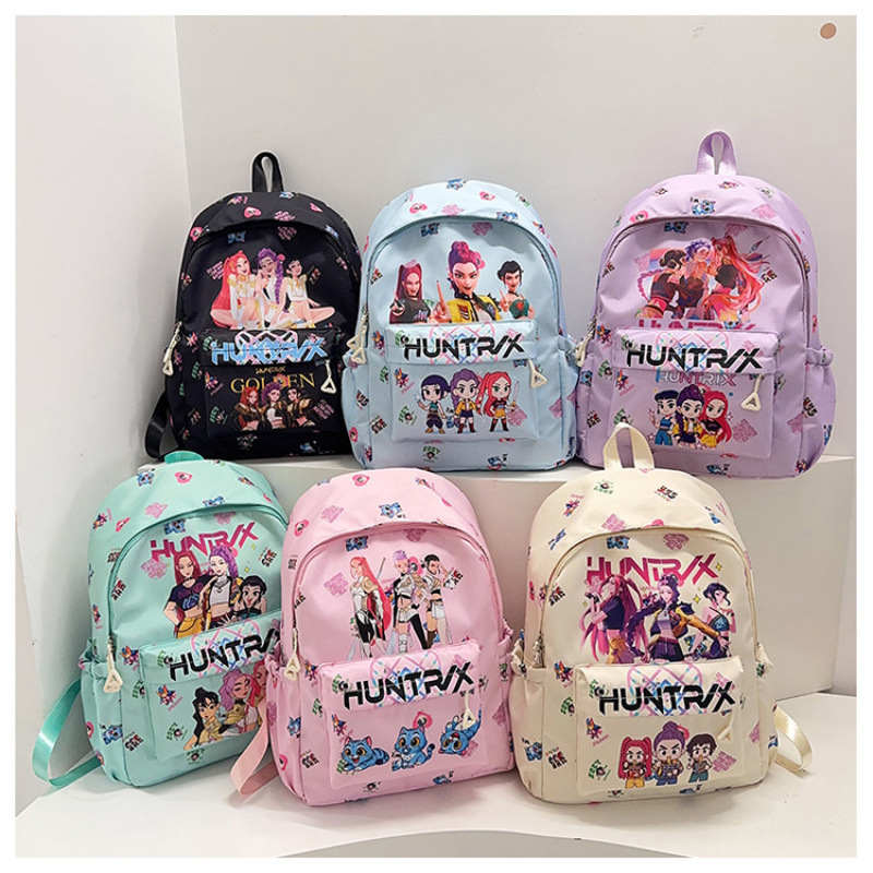 1 2026 Spring New Cartoon Anime Printed Western Style Trendy Versatile Simple Casual Single Shoulder Handheld Backpack - Image 1