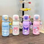 Sanrio Children's Warm Cup Cute Straw Water Cup Primary School Students' Drinking Water Bottle 2026 New Style for Girls