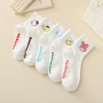 Socks for women, spring and autumn Japanese cartoon cute animal socks, Korean version 200N women's boat socks, combed cotton socks, spot wholesale