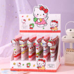 Cute Family Acrylic Patch Press Pen Little Elf Yugui Neutral Pen High Beauty Stationery for Girls