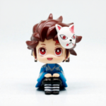 10cm Demon Slayer Kimetsu no Yaiba Tanjiro Tokitou Muichirou Akaza PVC Small Anime Figure