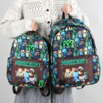 My World Backpack Large Capacity Student Backpack Size Boy Cartoon Backpack High Beauty Backpack