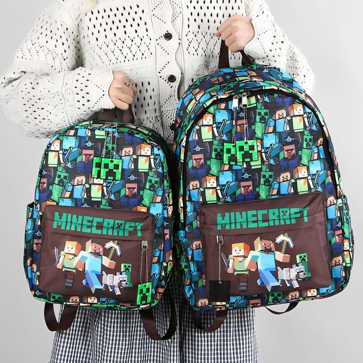 5 My World Backpack Large Capacity Student Backpack Size Boy Cartoon Backpack High Beauty Backpack - Image 1