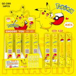 Boys and Girls Pokemon Scratch Music Blind Box Press Motion Pen Metal Pen Clip Press Neutral Pen