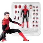 Spider‑Man Far From Home Upgraded Suit Action Figure,15cm Marvel Collectible Model Toy With Extra Heads & Hands