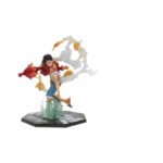New One Piece Anime Figure Fire Fist Luffy Ace Sanji Battle Model Dolls sabo Action Figurine Zoro Ghost Collection Toys