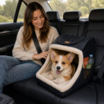 Factory Cats Dogs Car Pet Bed Autumn Winter Style Safety Seat Front Back Seat Universal Small Size Pets Outdoor Car Seat Cushion Bed