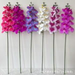 Artificial Flowers Silk Butterfly Orchid Home Room Table Decor Wedding Outdoor Yard Garden Bridal Bouquet DIY Garland Gifts