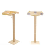 Manufacture Window Cat Perch with Scratching Post Suction Cup Cat Climbing Frame with Bed Pet Furniture Wooden for Indoor Cats, Living Room