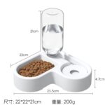 Dual-use Automatic Pet Feeder Water Bowl Moisture-proof Cat Dog Bowl Multifunctional Pet Drinking Feeding Dispenser Pet Supplies