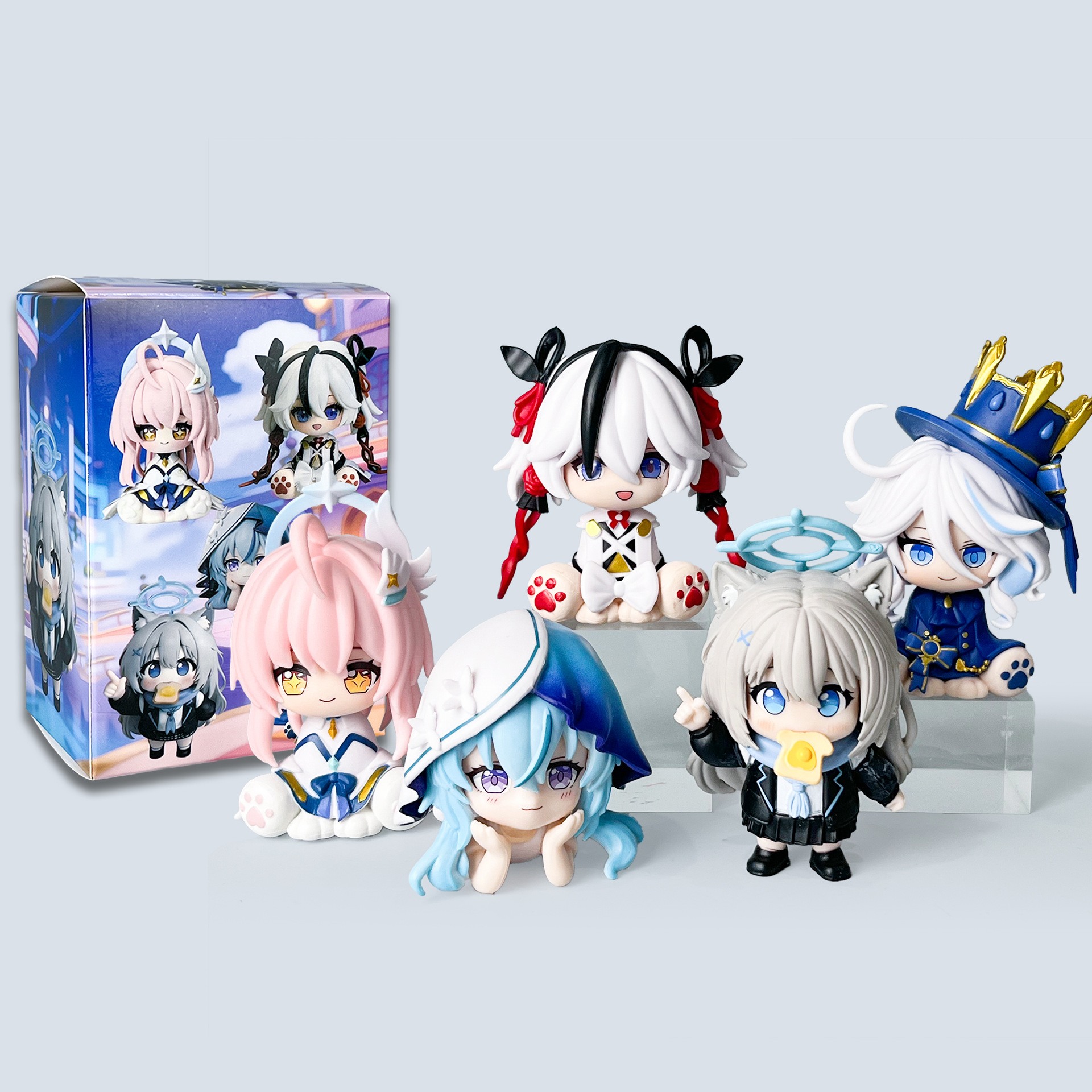 O1CN01Nbprnr253m9QXx44r_!!2217476677471-0-cib Genshin Impact Wuthering Waves Q-Version Camellya Aemeath Sunaookami Shiroko Furina The Shorekeeper Game Anime Figures Toy Gifts - Image 1