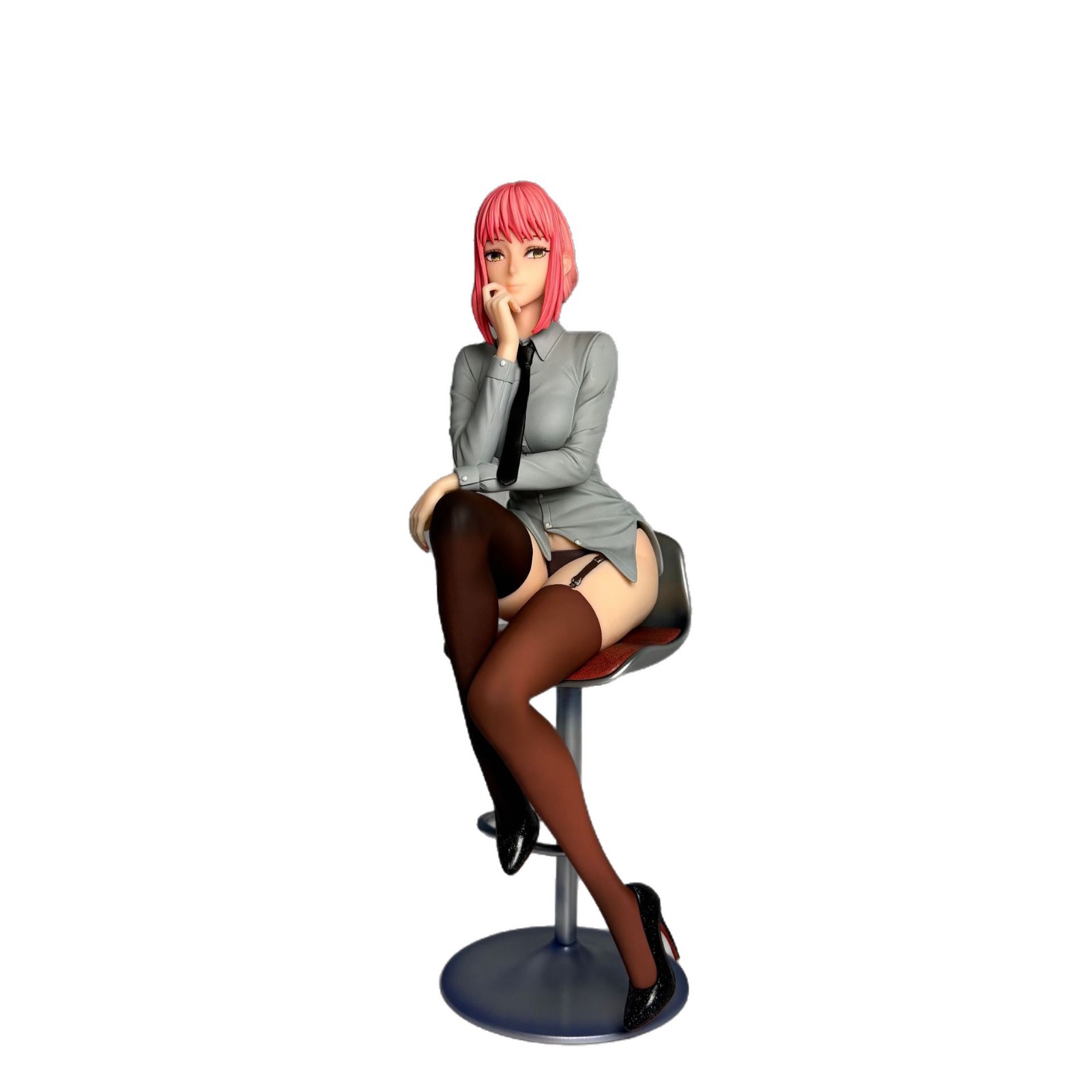 O1CN01glMTRr22TTX8oW1CA_!!2219844047121-0-cib Chainsaw Man Hand Operated Sitting Mazima Animation anime Beautiful Girls Surrounding Tide Play Box Desktop Model Ornaments - Image 1