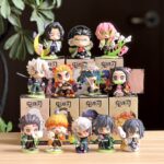1-12pcs Anime Demon Slayer Blind Box Tanjiro Kamado Nezuko Cartoon Figure PVC Model Ornament Child Christmas Halloween Gift
