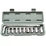 Wholesale 10PCS Socket Wrench Set Car Motorcycle Repair Tool Tire Wrench Toolbox