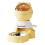 Large-Capacity Automatic Feeder for Cats and Dogs Battery Free Push Button Dispensing Suitable for Cats and Dogs