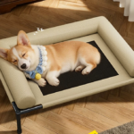 Elevated Mesh Dog Bed Breathable Washable Pet Cot for Small Medium Large Dogs Cats Indoor Outdoor Summer Cooling Furniture