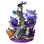 Pokemon Action Figures 31cm Big Pikachu Gengar PVC Statue Anime Figurines