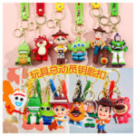 Disney Toy Story Character Keychain, Kawaii Figure Key Charm Backpack Accessories