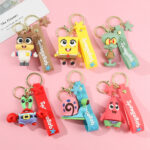 SpongeBob SquarePants 3D PVC Keychain, Patrick Star Squidward Mr.Krabs Bag Charm