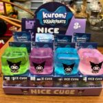 Kuromi Ice Cube Squishy Toy, Kawaii Transparent Glitter Stress Relief Squeeze Toy