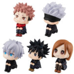 Jujutsu Kaisen Look‑up Sitting Figures, 9cm Q Version Anime PVC Collectible Statues Desk Decor Toy, 5‑Styles Available