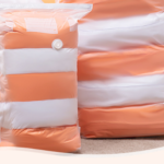 Non-evacuating vacuum storage bag, made of PA + PE material, with transparent design, suitable for storing clothes, quilts, etc.