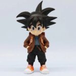 15cm Dragon Ball DBZ Figure Son Goku Action Figure Collection Trendy Clothes and Backpack PVC Model Toy
