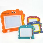 2~4 Years Kids Magnetic Mini Dinosaur Erasable Sketch Writing Pads Tablets for Educational Gifts Toys