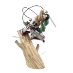 Attack on Titan Action Figures Levi Ackerman Tree Stump Captain Figures