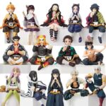 Demon Slayer Kimetsu no Yaiba Figures Tanjiro Nezuko Zenitsu Shinobu Kocho Action Anime Figures